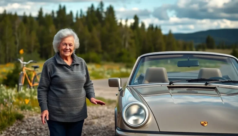 Olga Mancurti, 83 anni, percorre 7.617 km in Porsche fino in Lapponia